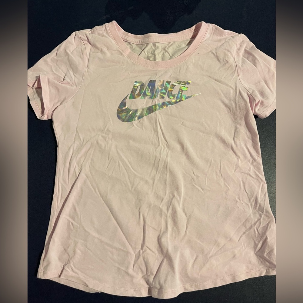Girls Large Nike Dance Pink Tshirt